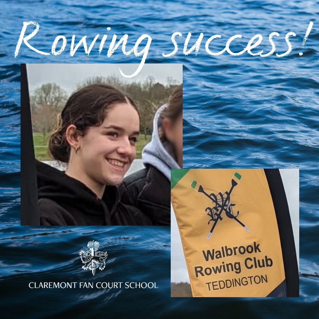 Congratulations to Chloe E (Year 9) who recently rowed at the National Junior Scullery. Out of 34 squads nationwide, her quad crew from Walbrook Rowing Club @walbrookjuniors, came 4th overall which is fantastic. Next stop for them is the National Schools Regatta in May. 🚣‍♂️