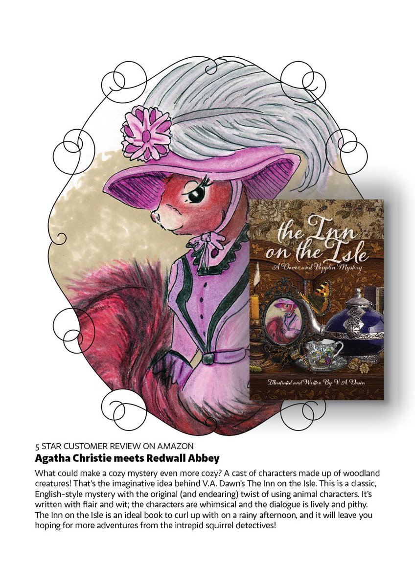 The Inn on the Isle: A Dover and Popplin Mystery
by V. A. Dawn <a href="/doverandpopplin/">VA Dawn</a> 

"A charming little book that just gives you that warm and fuzzy feeling!"

amzn.to/3TzRom2
#books #YA #mystery #booksworthreading