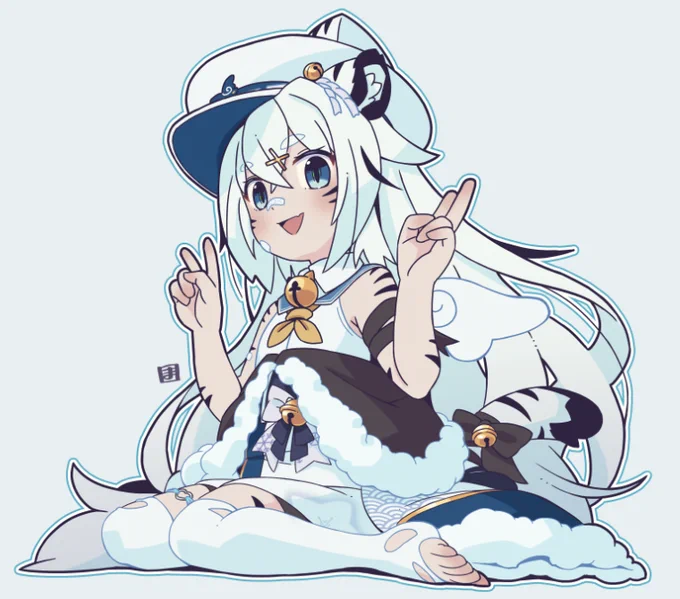 少し前にskebで描かせていただいたよその娘 