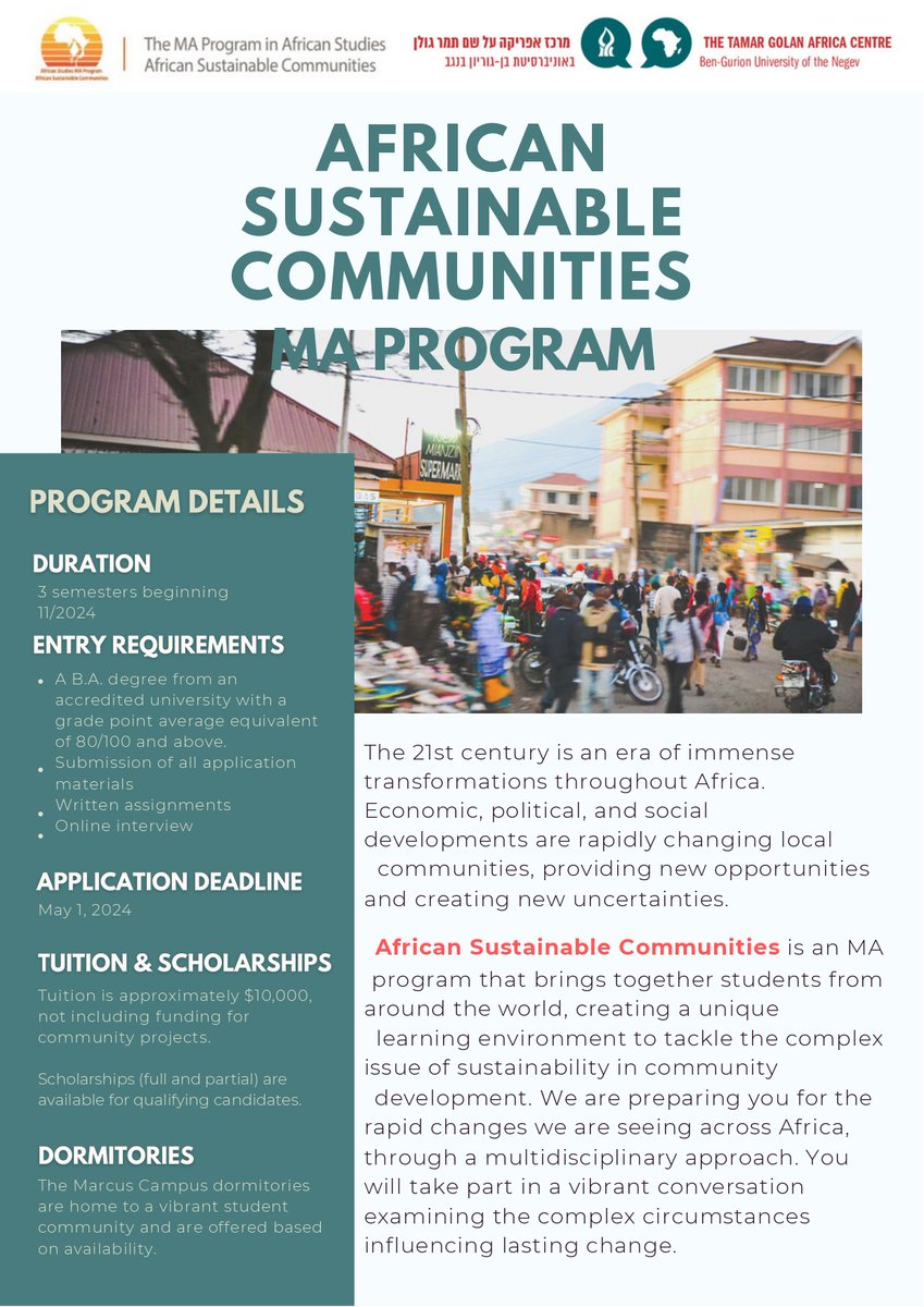 🚨Opportunity Alert🚨

1. The University of Haifa through the Faculty of Education Department of Counseling &amp; Human Development wishes to announce a scholarship opportunity in International MA Program in Education and Development in Early Childhood.
For details about the program