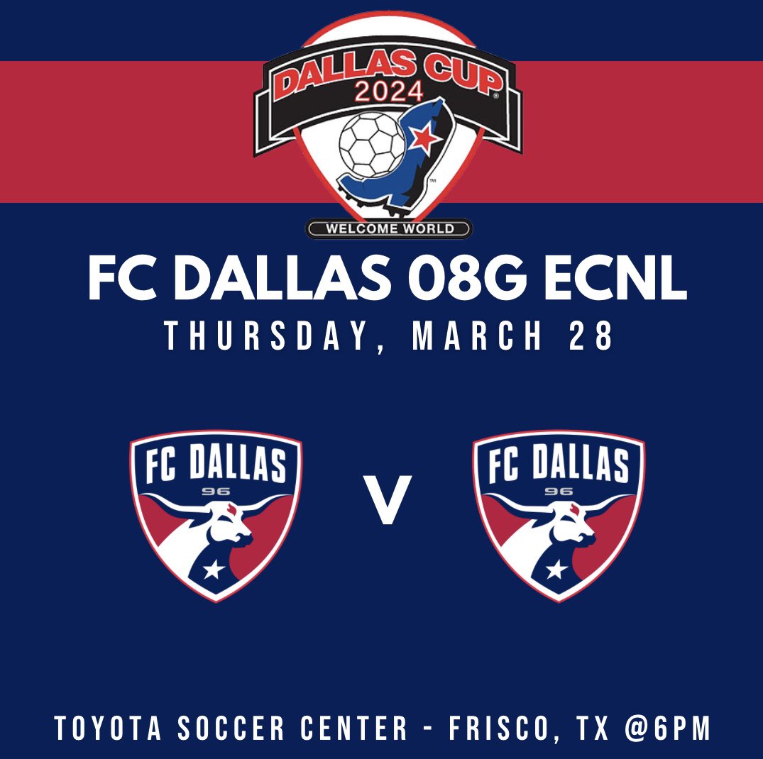 It’s Game Day ➡️ Come yell loud & support our girls! It will be an FCD showdown! @FCDwomen @dallascup #DTID