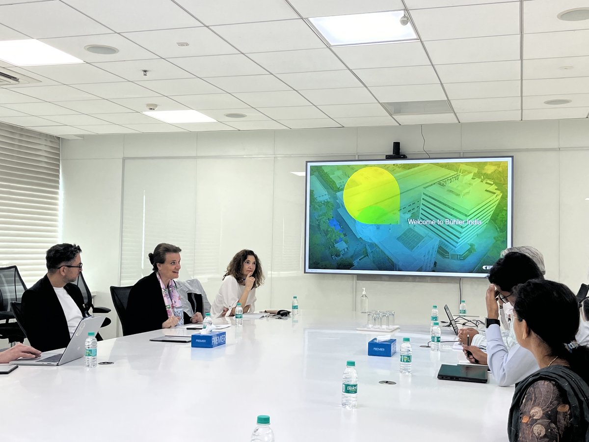 They visited research institutions & innovative companies including the @isro, @iiscbangalore, @Infosys, Buhler India, @IIITB_official, @SciGalleryBlr, @ictstifr, and the Departments of #Science and #Technology and #Biotechnology. 2/2