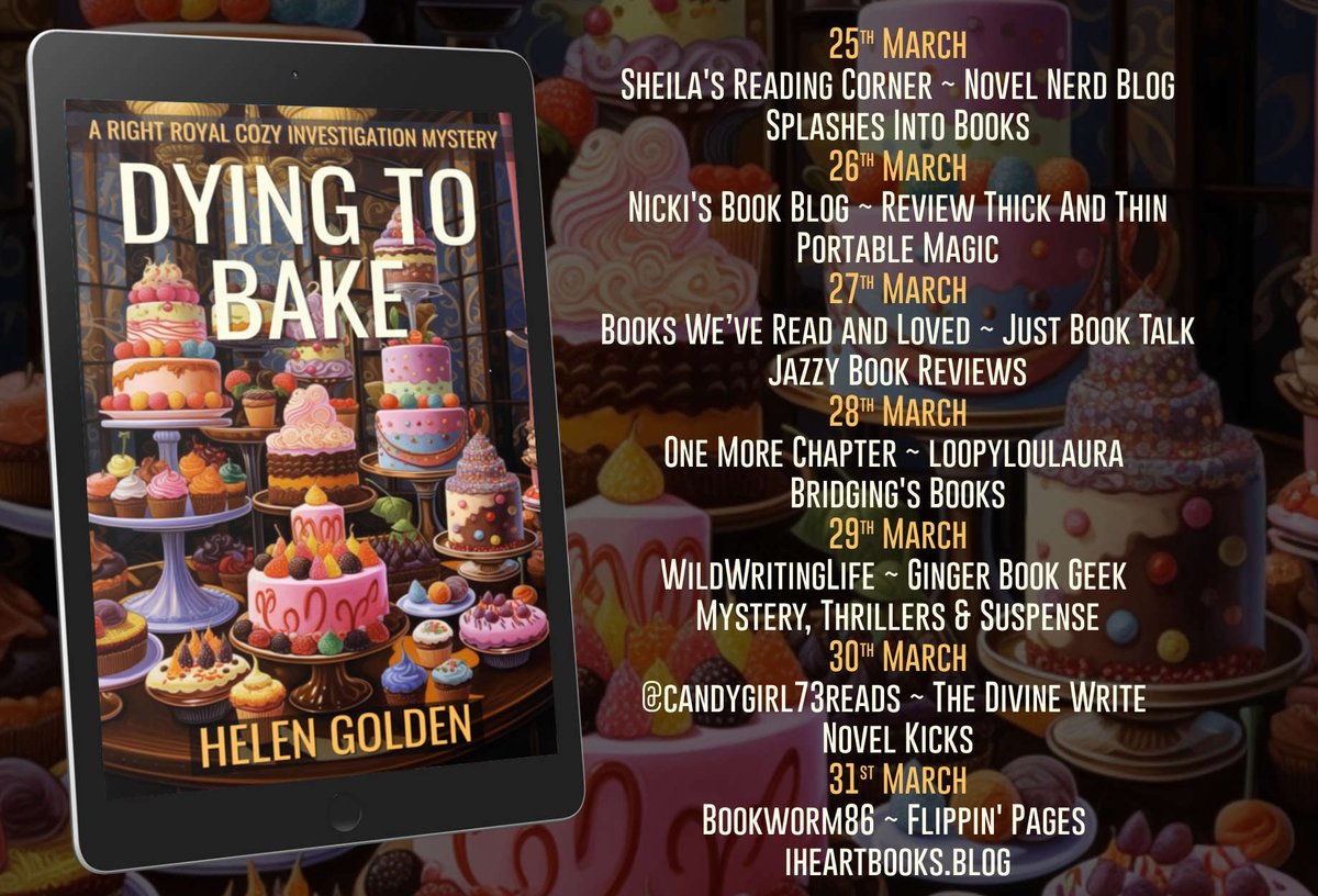 Rach RandomResources (@rararesources) on Twitter photo "a hugely enjoyable cosy murder mystery." says <a href="/musingstiredmum/">loopyloulaura</a> about Dying To Bake by <a href="/HelenGoldenAuth/">Helen Golden</a> loopyloulaura.com/book-reviews/d… "a hugely enjoyable cosy murder mystery." says <a href="/musingstiredmum/">loopyloulaura</a> about Dying To Bake by <a href="/HelenGoldenAuth/">Helen Golden</a> loopyloulaura.com/book-reviews/d…