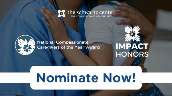 Last call - Nominate now for one or both of these awards programs for healthcare workers! Nominations are open until March 29. theschwartzcenter.org/awards