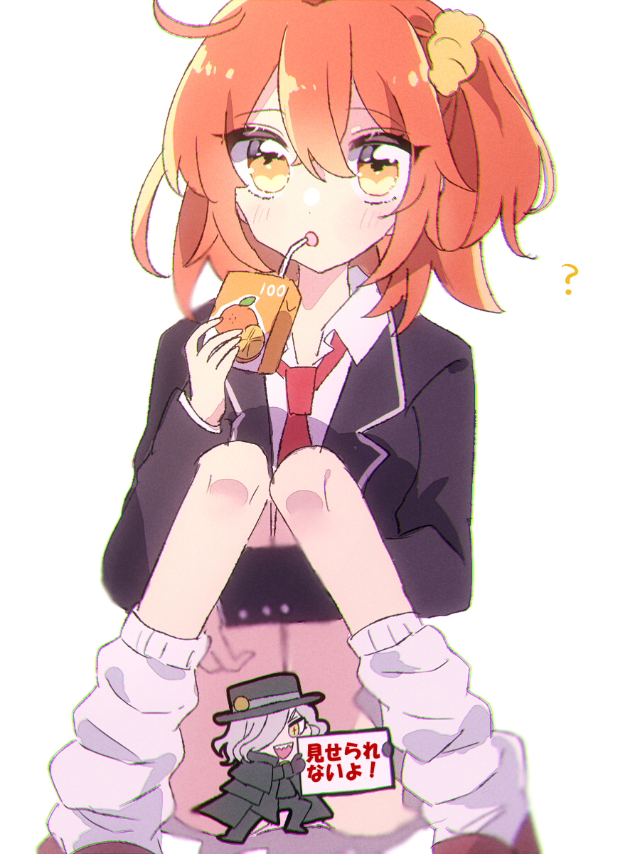 エドモン・ダンテス(Fate) ,ぐだ子 「共犯者に向かってなんだそのルーズソックスは 」|るるが🌷のイラスト