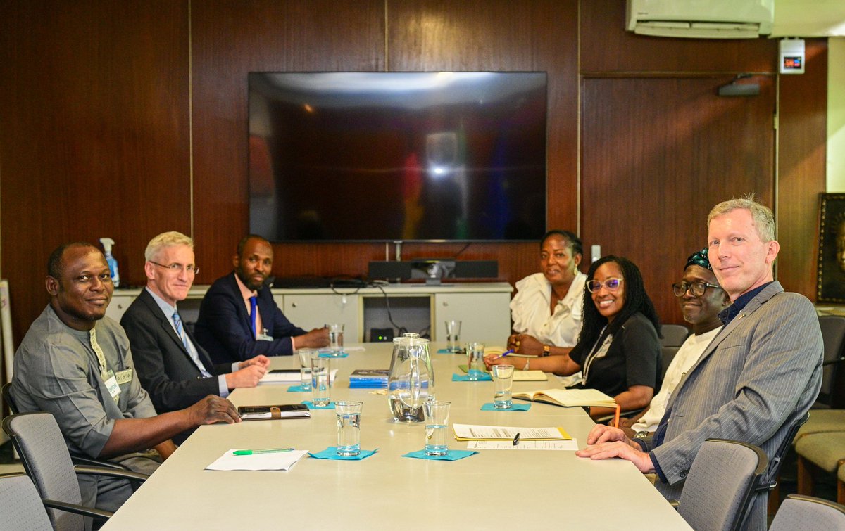 The Consulate General of Germany received Chief Resilience Officer Dr Folayinka Dania and her team from LASRO to talk about the important issue of Climate Change. Ms Dania was invited to a one week themed trip to Germany! (Pix copyright by LASRO)