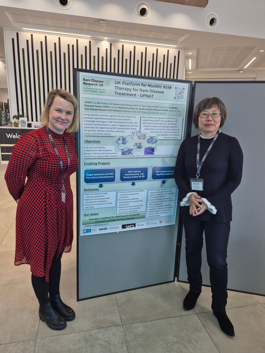 First annual conference hosted by @RDRUKHub was a huge success! Excellent opportunity to engage with other Nodes, and for @aliceedavidson @lab_zhou to display our #UPNAT poster. #RDRUKcon @The_MRC @NIHRresearch