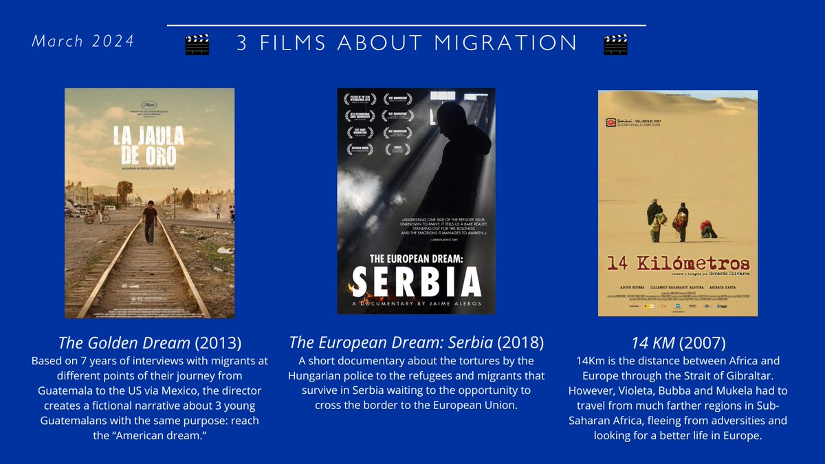 🎥 It's time for our monthly must watch #MigrationFilms! During this bank holiday learn about the challenges faced by migrants along their journeys and find inspiration in the resilience of people on the move.