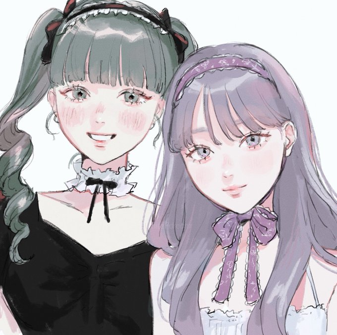 「purple hairband」 illustration images(Latest｜RT&Fav:50)