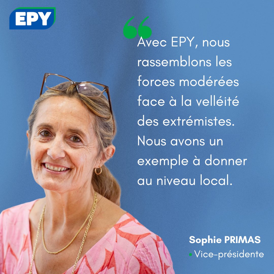 🔵 <a href="/sophieprimas/">Sophie Primas</a>, Vice-présidente <a href="/PartiEPY78/">Ensemble Pour les Yvelines</a> 

➡️ #Municipales2026