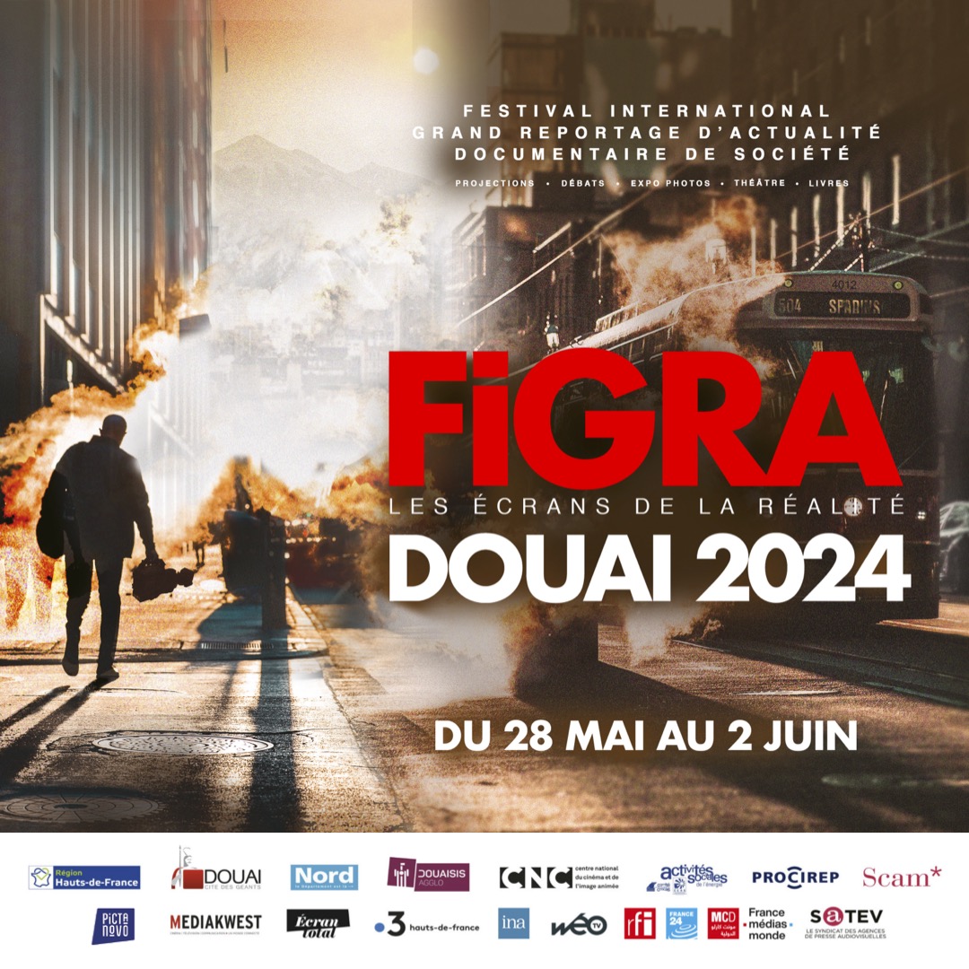 #savethedate #figra2024
⏱︎   Rendez-vous à @villedouai pour la 𝟯𝟭𝗲 𝗲́𝗱𝗶𝘁𝗶𝗼𝗻 𝗱𝘂 𝗙𝗶𝗚𝗥𝗔 𝗱𝘂 𝟮𝟴 𝗺𝗮𝗶 𝗮𝘂 𝟮 𝗷𝘂𝗶𝗻 au @Majestic_Douai 

📷🔥  Projections, Rencontres, Expo photos, Théâtre documentaire… 

#filmfestival #actualité #documentaire #reportage