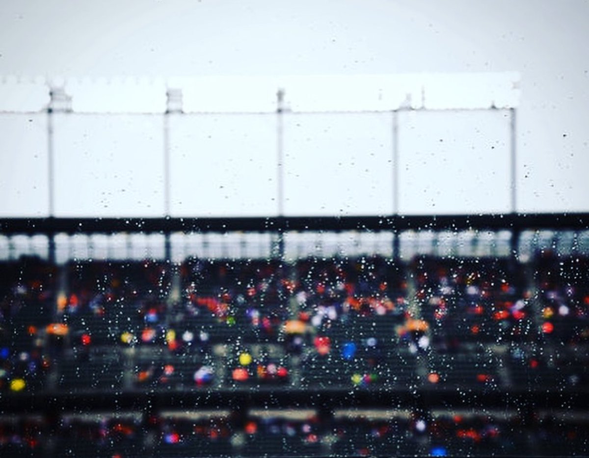 J. M. Giordano photo (@jmgpix) on Twitter photo It’s raining today. It’s also going to be one of the hardest opening days in Baltimore since maybe 9/11. But the <a href="/orioles/">Baltimore Orioles</a> will carry us through. The city needs this after days of mourning. #baseball #orioles #cometogether #baltimore #maryland (photo by me, Opening Day 2016) It’s raining today. It’s also going to be one of the hardest opening days in Baltimore since maybe 9/11. But the <a href="/orioles/">Baltimore Orioles</a> will carry us through. The city needs this after days of mourning. #baseball #orioles #cometogether #baltimore #maryland (photo by me, Opening Day 2016)