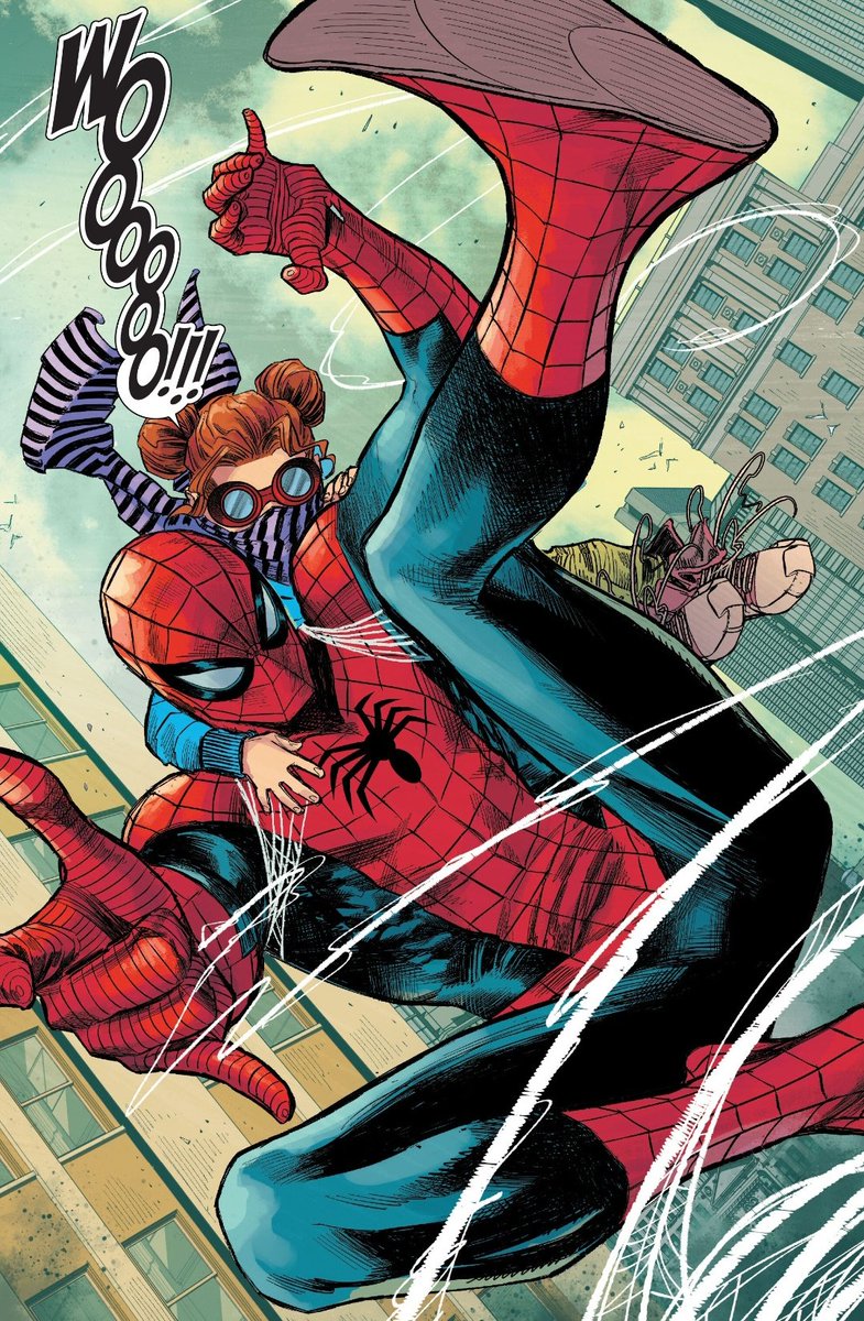 ceymk1's tweet image. This is the very first panel of classic suit in Usm. And it is a panel shared with Mayday. This might become iconic with time.

Family really is the whole premise of this book and we are here for it🗣️🗣️🗣️🗣️