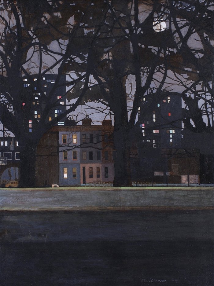 'London Fields, Night' (2004) by James MacKinnon jamesmackinnonfineart.com