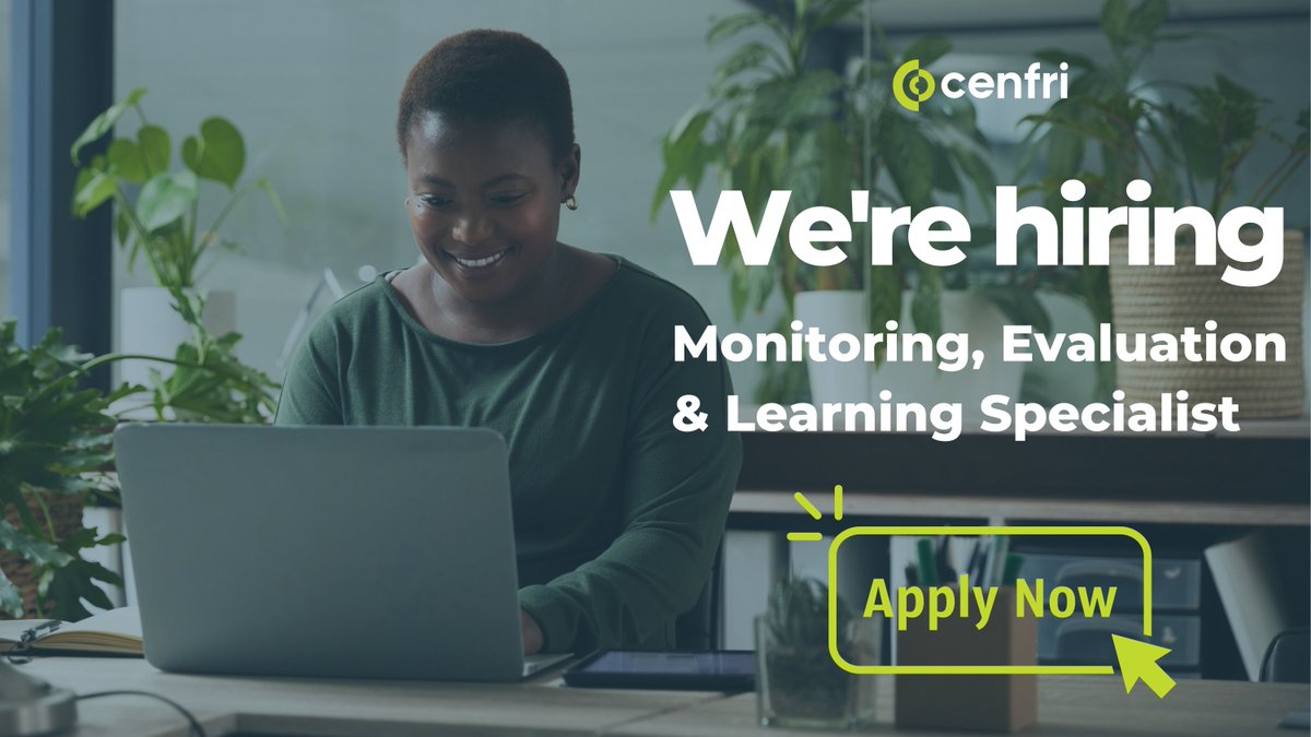 Are you skilled in tracking and analysing impact within the development sector? Join Cenfri's dynamic team as our Monitoring, Evaluation, and Learning (MEL) Specialist. Apply here: lnkd.in/e2P5-dC