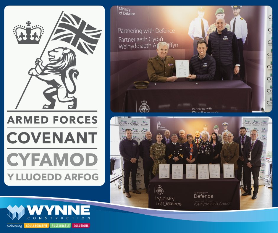 We are proud to announce that we have signed the Armed Forces Covenant pledging our commitment and support for the armed forces community and their families. #ArmedForcesCovenant #DefenceRelationshipManagement #DRM #Construction #Proud