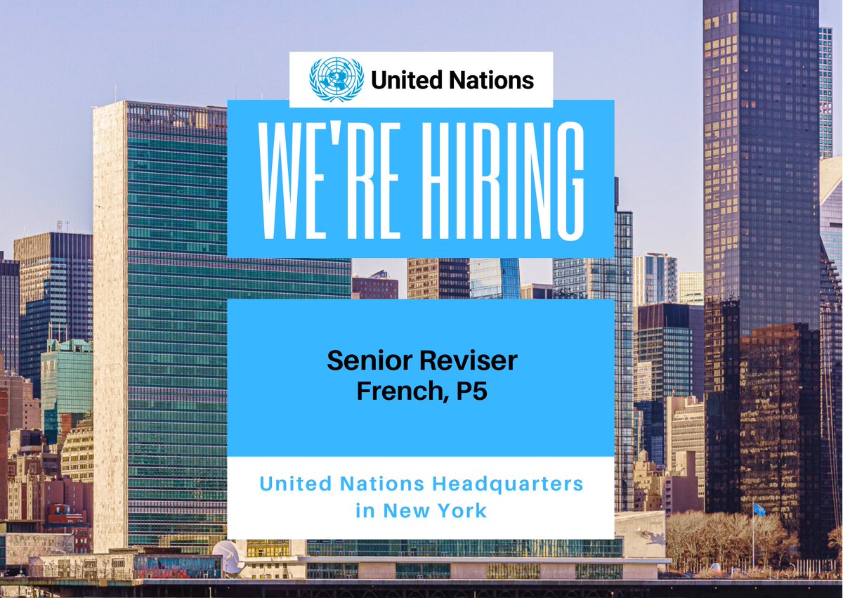 United Nations DGACM tweet media