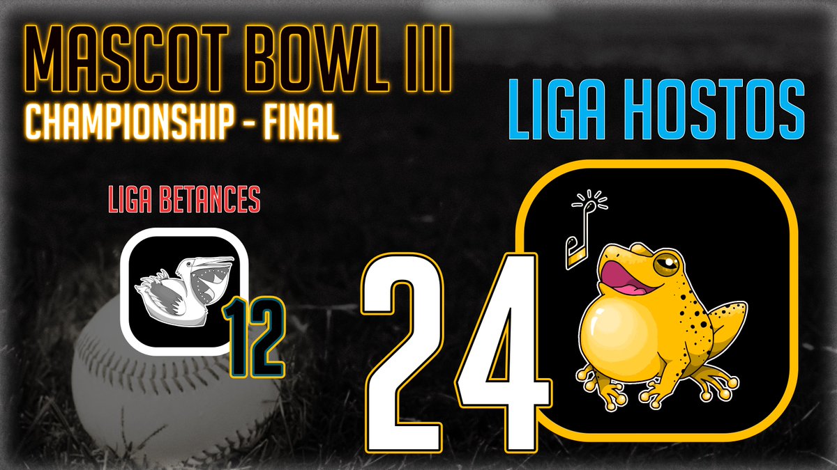 lnpgaceta's tweet image. Twelve worthy contestants were called to #MascotBowl3.

Two won their league pennants: Nortimón of the #NavegadoresNAG 🧭 and the #CriollosCAG's 🐸Queraniego.

The votes are in.

Your #MascotBowl3 champion—the first Hostos champion in Mascot Bowl history—is . . .

¡Queraniego!