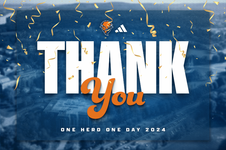 A record-breaking 24+ hours for Bucknell Athletics & Recreation! Over 3,700 donors — including alumni, families, students, faculty, staff, coaches, and friends — raised over $1.6 million during One Herd One Day. Thank you, Bison Nation! 'ray Bucknell!