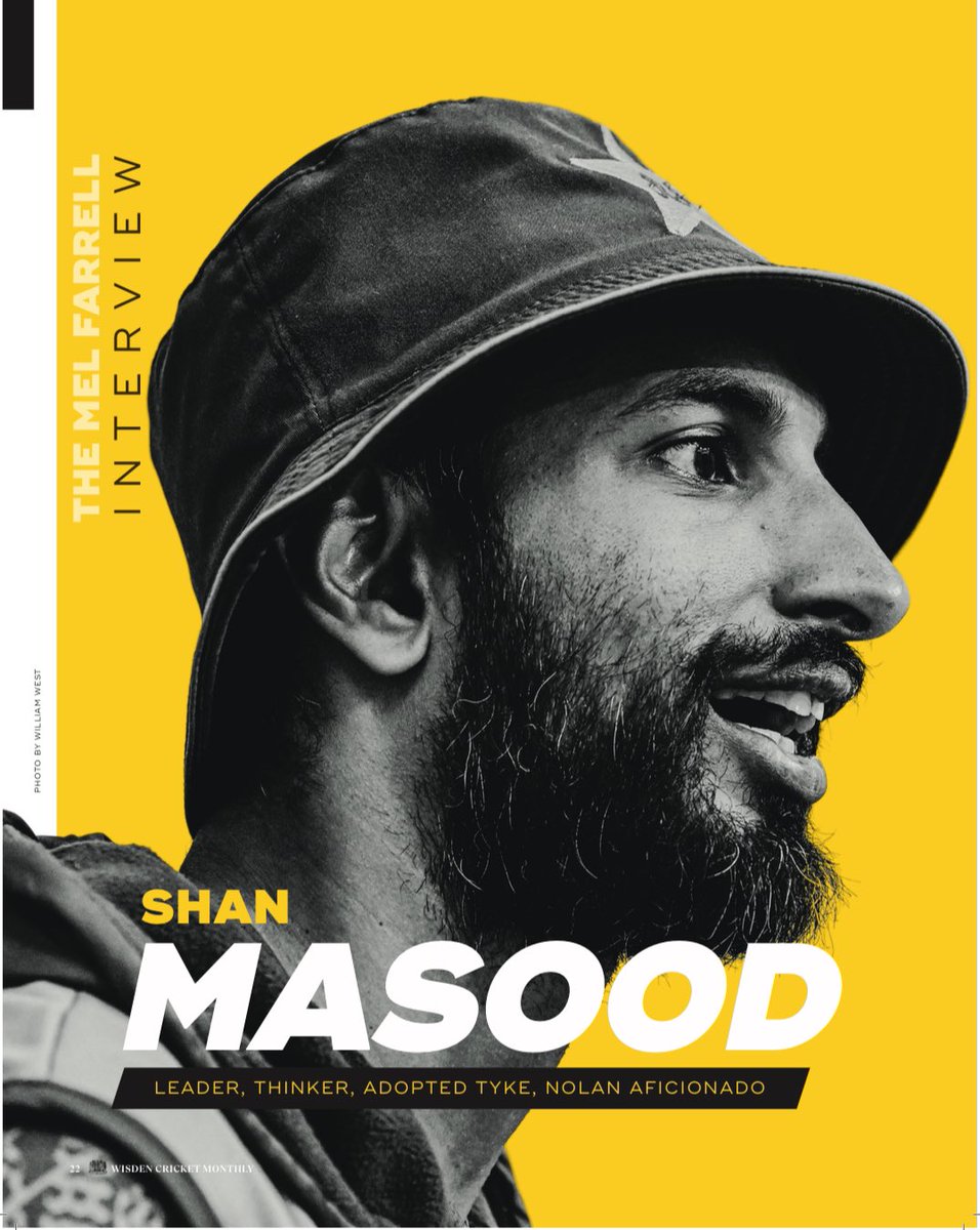 Had a brilliant chat with @shani_official for the long read in this month’s mag. Discussed Yorkshire, Pakistan, chaos, grief, captaincy, handling abuse, mental health, playing India and… Oppenheimer and Batman! Really enjoyed doing this one. Details for the mag below. 👇🏻