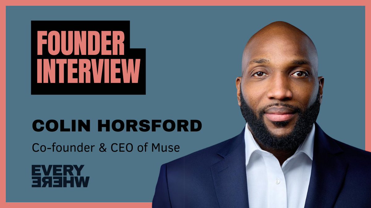 Watch Colin Horsford's founder interview on YouTube! Colin is the co-founder & CEO of @Musetax_ , a startup leveraging AI to optimize tax deductions & provide personalized tax and financial insights to individual & SMB taxpayers. 👉🏾Join us & subscribe: youtu.be/aU98hHVvmVg