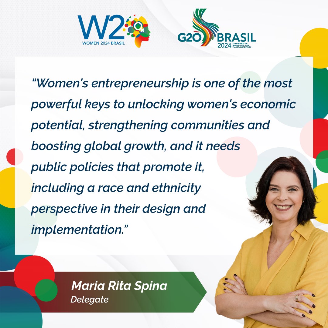 The G20 seeks to break down barriers and open up paths for women to thrive worldwide. This week, the W20 Engagement Group discussed how female entrepreneurship can change the situation of women and even boost global GDP by up to 20%!