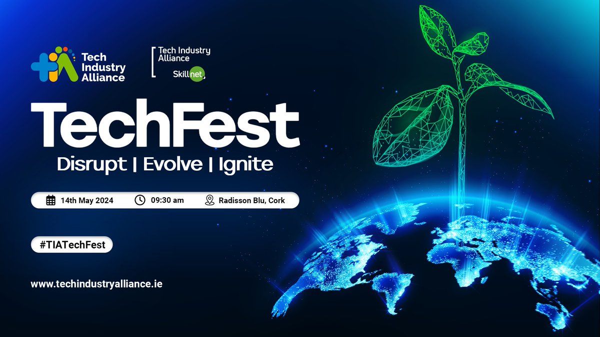 SkillsSouthWest (@skillsswest) on Twitter photo Join <a href="/Tech_In_All/">Tech Industry Alliance</a> for TechFest 2024 and be part of the movement to drive deep tech, foster sustainability, and build a better tomorrow! Rare content. Rich dialogue. Real connection.
To find out more and secure your ticket please visit: techindustryalliance.ie/event/techfestā¦
#TIATechFest Join <a href="/Tech_In_All/">Tech Industry Alliance</a> for TechFest 2024 and be part of the movement to drive deep tech, foster sustainability, and build a better tomorrow! Rare content. Rich dialogue. Real connection.
To find out more and secure your ticket please visit: techindustryalliance.ie/event/techfestā¦
#TIATechFest