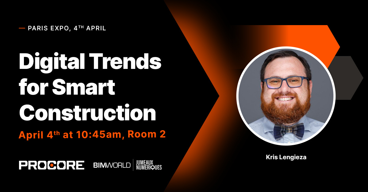 Kris Lengieza (@krislengieza) on Twitter photo Excited to attend #BIMWorldParis for the first time! Join my panel 'Digital Trends for Smart Construction' & let's discuss the future of technology in our industry. See you at booth B70 with <a href="/procoretech/">Procore Technologies</a> 🏗️🔧 #SmartConstruction #BIMWorldParis Excited to attend #BIMWorldParis for the first time! Join my panel 'Digital Trends for Smart Construction' & let's discuss the future of technology in our industry. See you at booth B70 with <a href="/procoretech/">Procore Technologies</a> 🏗️🔧 #SmartConstruction #BIMWorldParis