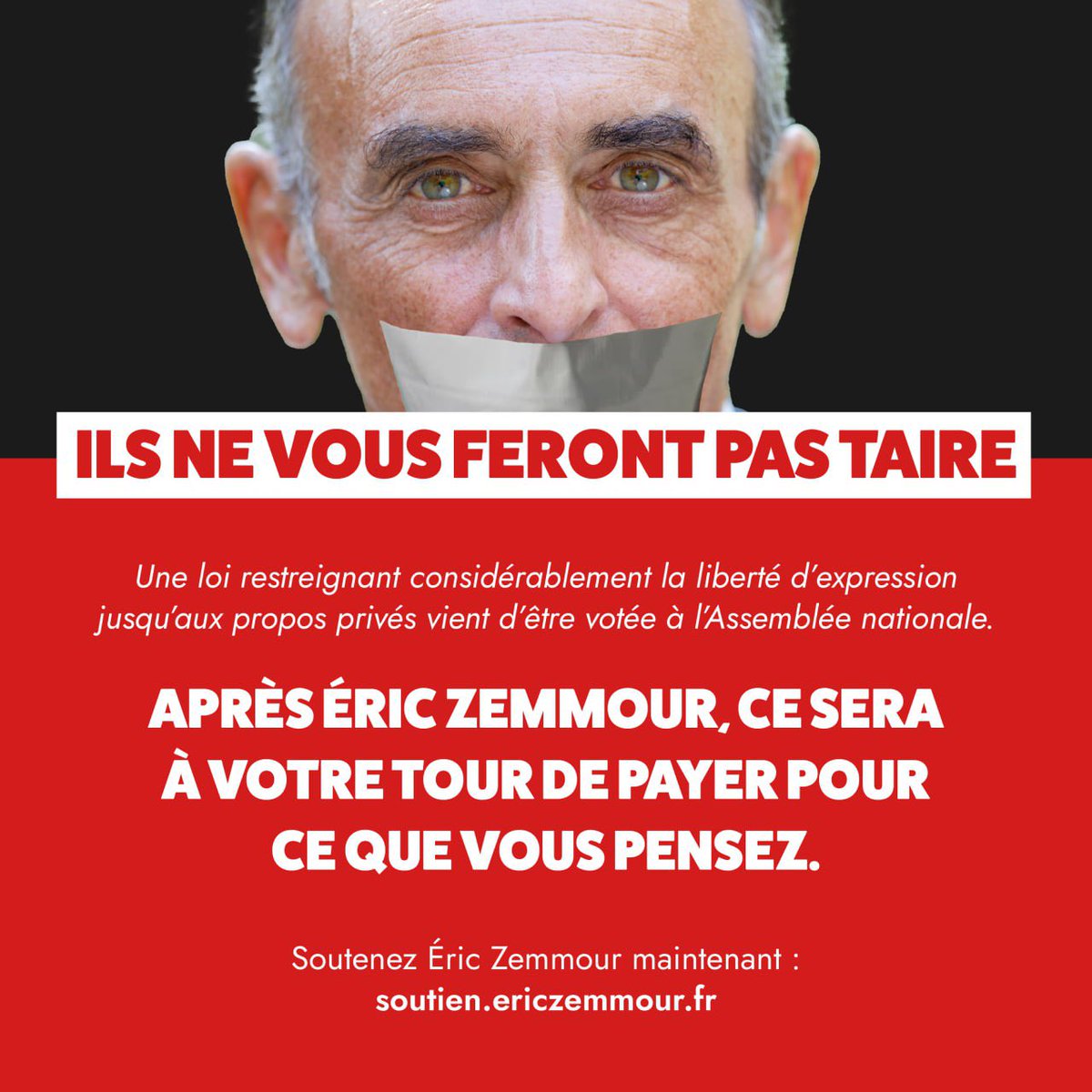 🔴Après @ZemmourEric ça sera VOUS !🫵🏼 #JeSoutiensZemmour