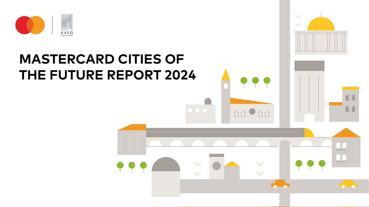 Mastercard, in partnership with @KAFD, has unveiled the Cities of the Future Report in Saudi Arabia, spotlighting the defining features of #citiesofthefuture. Delve deeper into the insights here: bit.ly/4cxveYO