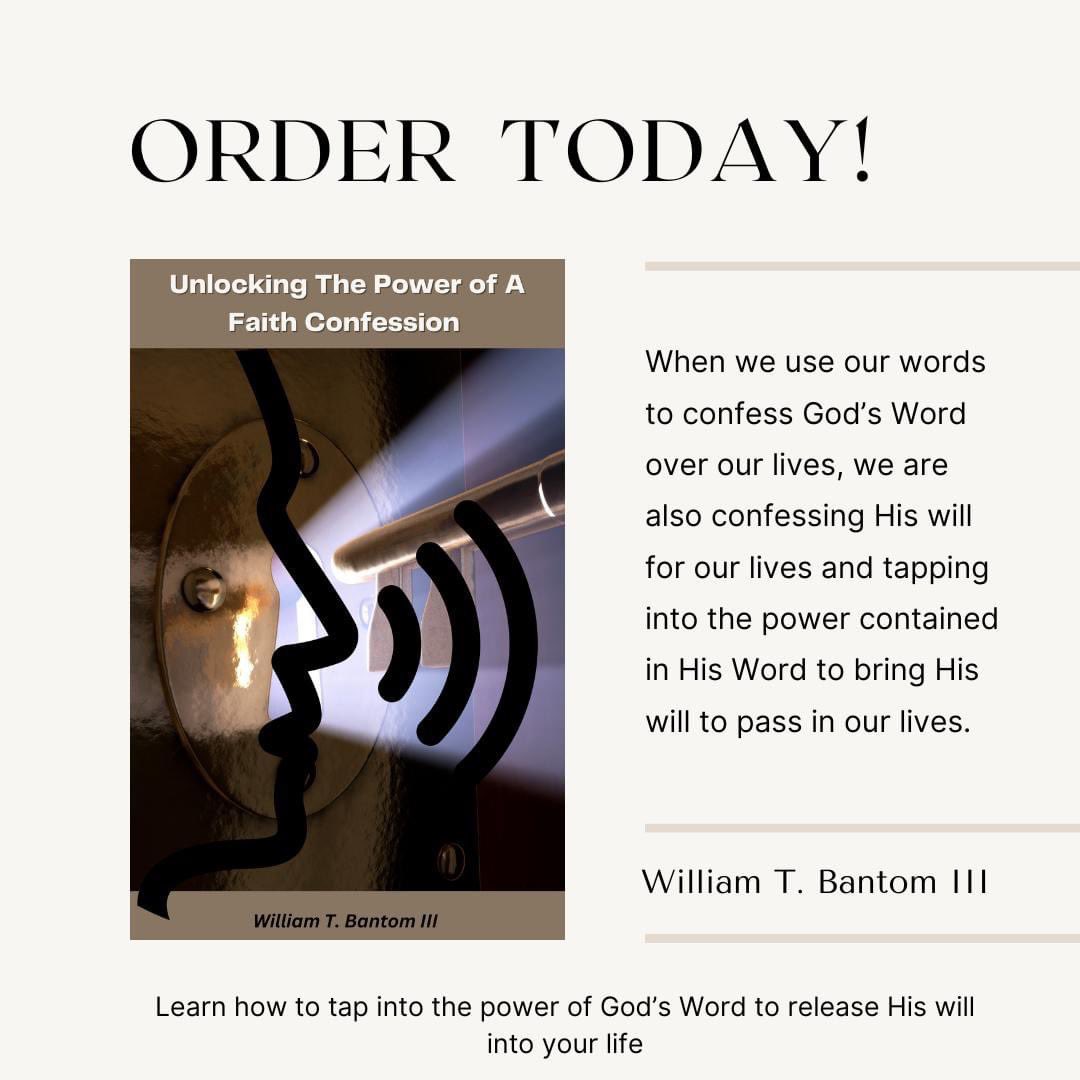 wtbantom's tweet image. When we change the words we speak, we change the lives we live because our words create the environment, we will ultimately experience!
Order Today on the website williamtbantom.com or amazon.com/dp/B0C9S7RHD3...
@followers @highlight