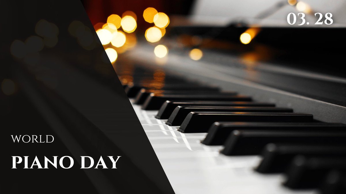 Today we celebrate World Piano Day 🎹 Did you know that a piano has 88 keys? So it is on the 88th day of the year that we celebrate the beauty of this instrument 🎼 #piano #instruments #music