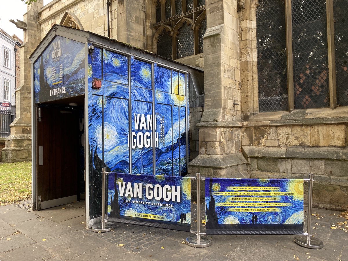 It's always worth prebooking your tickets for Van Gogh: The Immersive Experience when there's a long, bank holiday weekend. We can get very busy! #vangoghimmersiveyork #vangoghyork #vangogh bit.ly/3Sejpxt