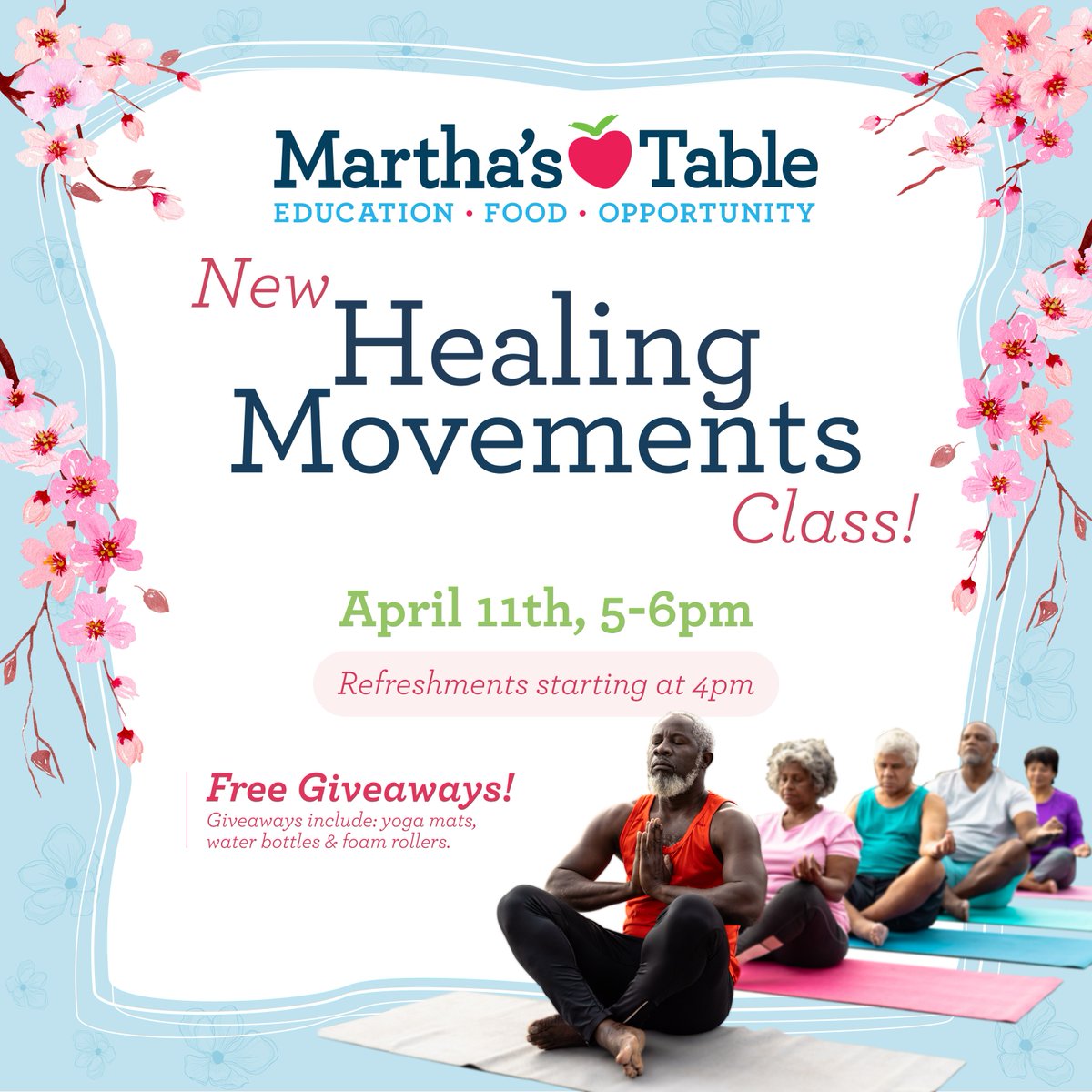 This Spring, we are living life in full bloom!🌸 🌸 Join us this April 11th for a newly developed Emotional Wellness program; Healing Movements!🌷 Register today to participate in this new wellness program! shorturl.at/juz48 #healthiswealth #wellness