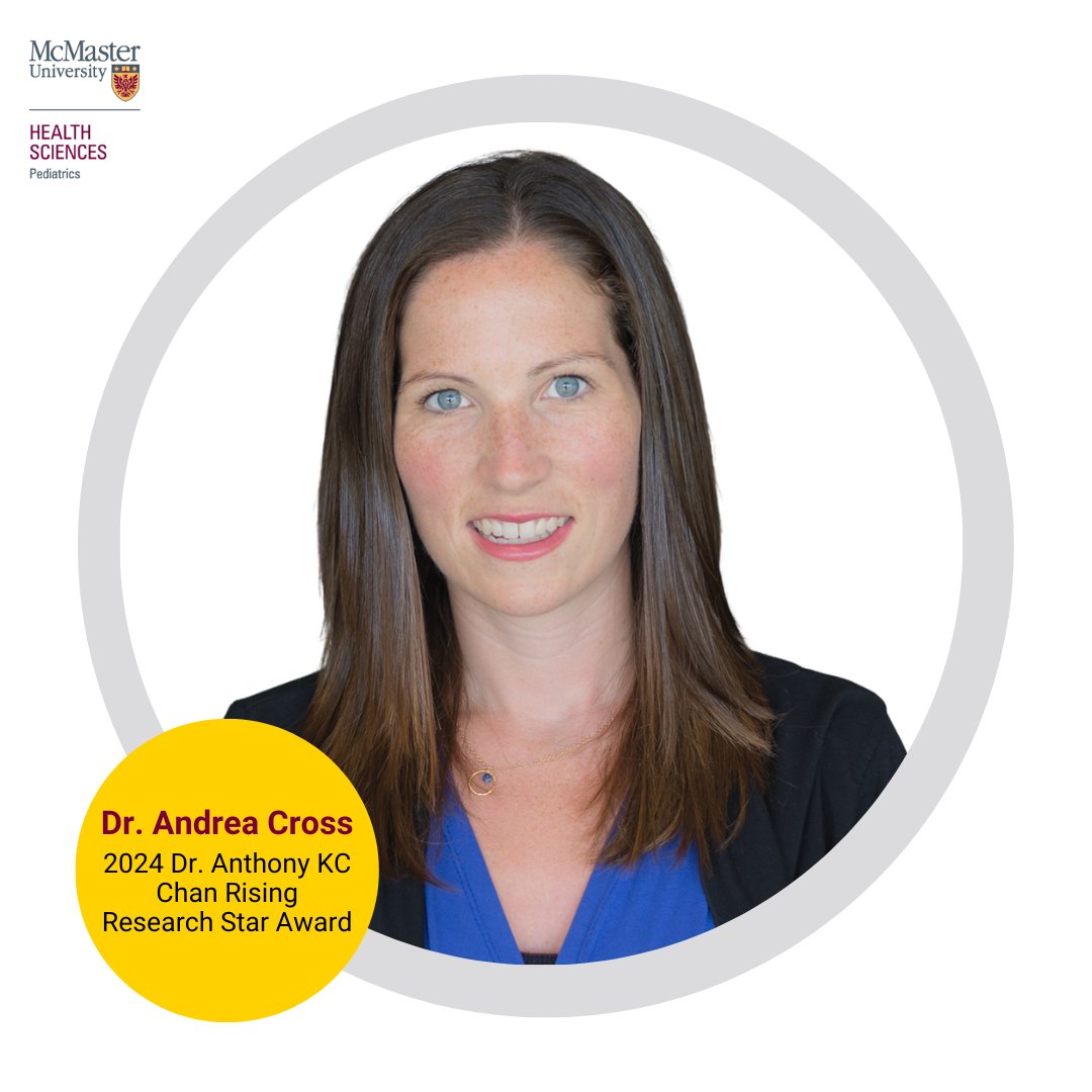 Following #MCHRD2024, Dr. Andrea Cross (@cross_acc) is the 2024 Dr. Anthony KC Chan Rising Star Award recipient. She presented 'A collaborative adventure: Working in partnership to navigate new landscapes in family-centred child health research & practice' at today’s #GrandRounds