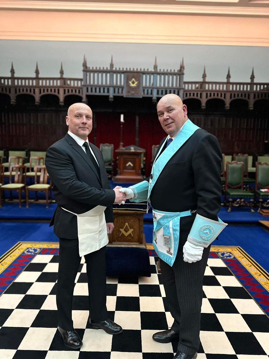 In January we welcomed our first new candidate of the year, a fantastic ceremony lead by our WM Chris Smith, welcome to the Lodge of Elmet Brother Terry  Gudgeon.