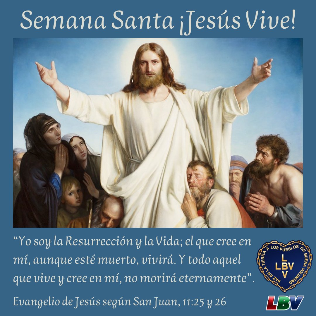 Muy Feliz Pascua de Resurrección
Que el mensaje de la Semana Santa nos brinde Esperanza y Fe, para que podamos juntos edificar un mundo mejor, y una humanidad más feliz. ¡El Divino Maestro Jesús nos dejó un insuperable ejemplo de renovación! #pascua2024 #FelizPascua #lbvargentina