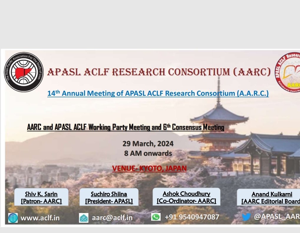 'Breaking ground in hepatology at #APASL2024 in Kyoto! Joining forces for the 6th Consensus & 14th Annual Meeting to drive innovation and improve patient care. #LiverResearch