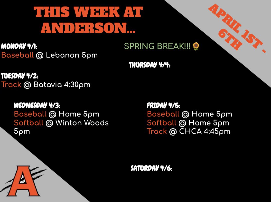 Spring Break Week!!
