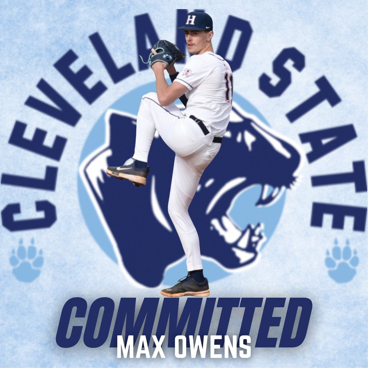 I am excited to announce my commitment to Cleveland State to further my baseball & academic career. I want to thank God for this opportunity, along with my family, coaches, and teammates that have helped me along the way. Go, Cougars! @CSCC_BSB @Generals_BB @teamrawlings10