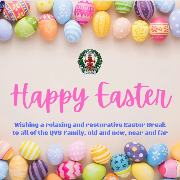 Wishing all of the extended QVS Family a very Happy Easter - Enjoy the break and we look forward to hearing all about it once you're back 🐰🐤🐇🐣🐰🐤🐇🐣🐰🐤🐇🐣🐰🐤