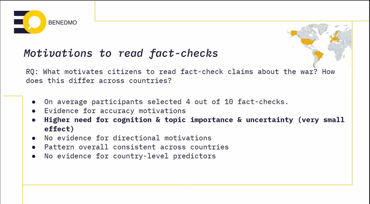 Marina Tulin (@marinatulin.bsky.social) (@marinatulin) on Twitter photo What can we learn from 30months of disinformation research at <a href="/BENEDMO_hub/">BENEDMO_hub</a>?
<a href="/Hameleers_M/">Michael Hameleers</a> presents some of our key findings from a variety of experiments and cross-country surveys. Too much to summarize in one tweet :-) will just share our latest paper: journals.sagepub.com/doi/full/10.11… What can we learn from 30months of disinformation research at <a href="/BENEDMO_hub/">BENEDMO_hub</a>?
<a href="/Hameleers_M/">Michael Hameleers</a> presents some of our key findings from a variety of experiments and cross-country surveys. Too much to summarize in one tweet :-) will just share our latest paper: journals.sagepub.com/doi/full/10.11…