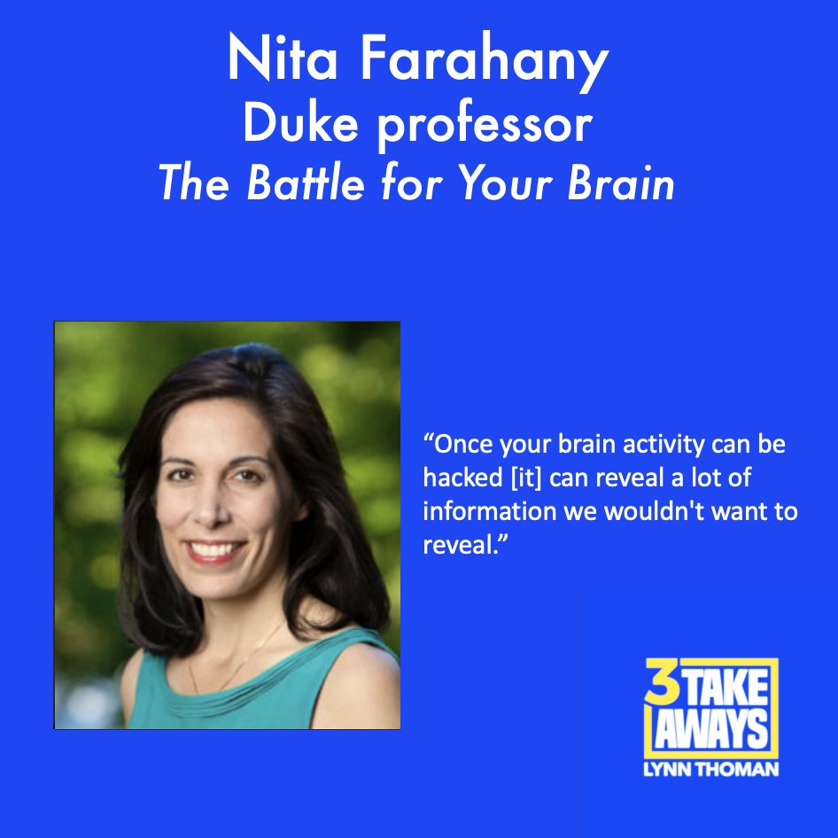 Every time that Nita Farahany tells people about technology decoding our brain activity, people are pretty terrified. It's here now... Brain sensors embedded in watches. Earbuds that decode our brainwaves. Neurotechnology that reads our emotions and thoughts, and can be used to