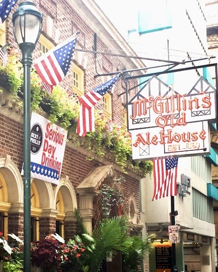 McGillins's tweet photo. No game today but that shouldn't stop you from day drinking @McGillins. 

New Spring Cocktails:
🌷 Lavender Spritz  $11 
🌷Peach and Orange Paloma  $10 
🌷Rose Margarita  $12 
🌷Strawberry Basil Mule  $10 
🌷Watermelon Cosmo -$12 
🌷Spiced Rum Mojito $10
 + 30 craft beers on tap https://t.co/zTogtmrxMk