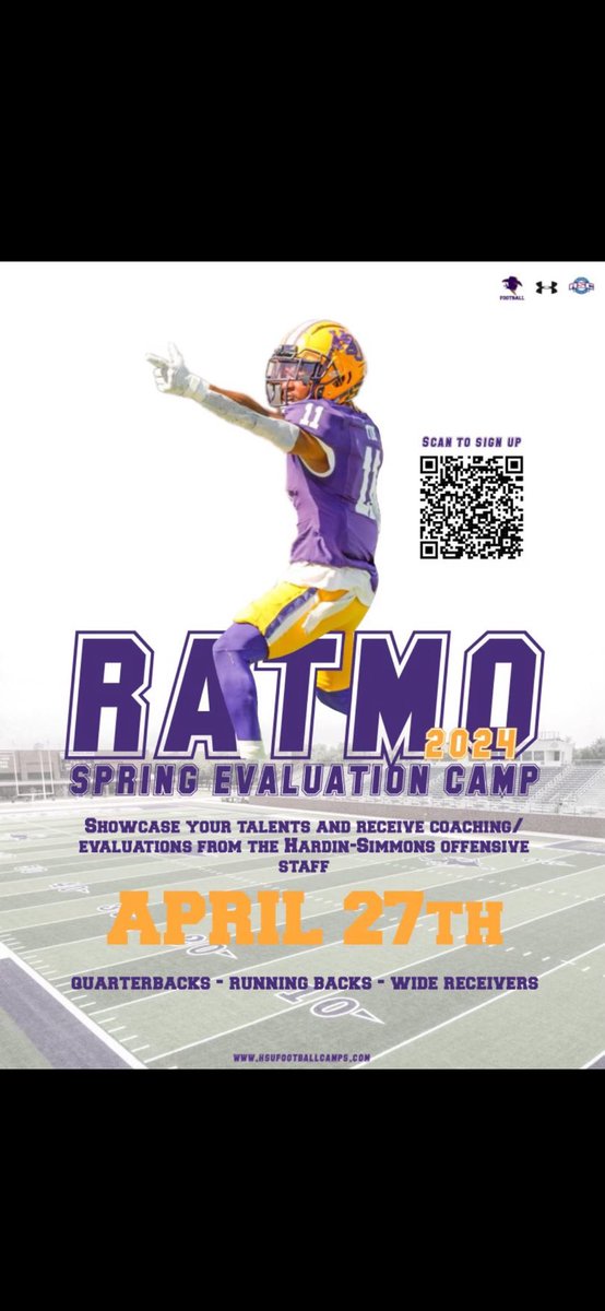 Thanks for the invite Coach!! @CoachElkinsHSU @emhsbulldogs @F3SPAthletics