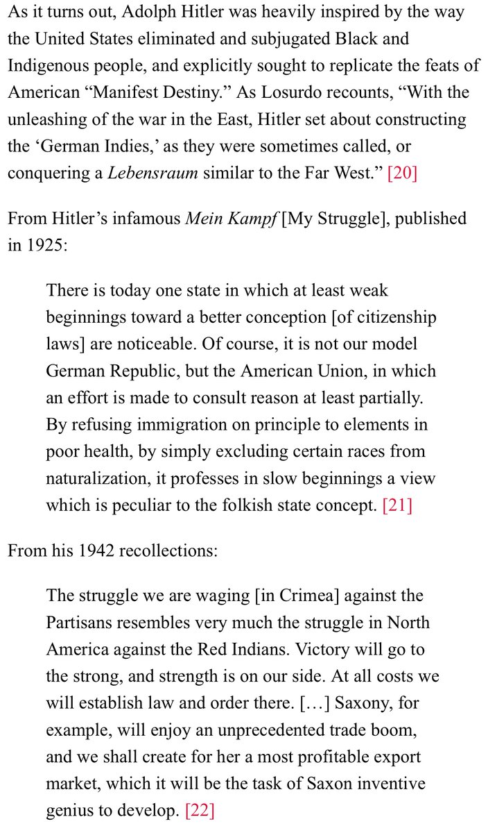 Communists respond to the liberal 'The Nazis *only* hated Jewish people' narratives by correctly pointing out that 'First they came for the Communists.' This is true, but it could be made truer. Nazis wanted to *colonize Eastern Europe*. Communists and Jews stood in their way.