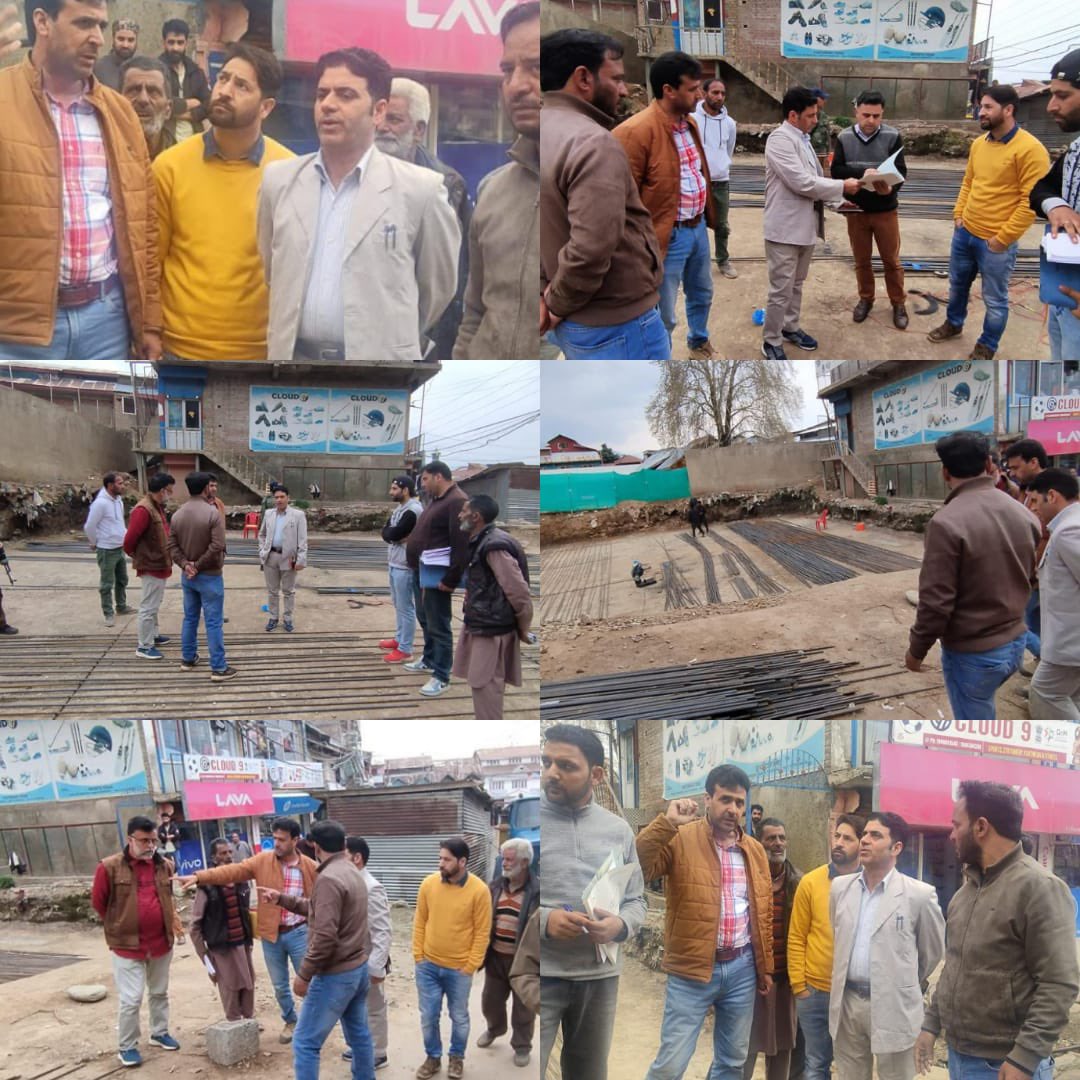 Additional District Development Commissioner Bandipora Mr. M A Bhatt (JKAS) along with the officials of R&B and Muncipal Committee Bandipora conducted physical verification of Car Parking site Bandipora.