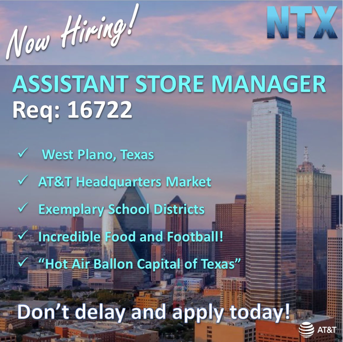 Stephanie Leslie (@stephanie_l24) on Twitter photo ๐ฃAre you ready to take that next step in your career?
We need a solid leader ready to levelup their coaching skills and join the West Plano leadership team as our Assistant Store Manager. Take advantage of this opportunity in our headquarters market!
Apply today! <a href="/NTX_Market/">The NTX Market</a> ๐ฃAre you ready to take that next step in your career?
We need a solid leader ready to levelup their coaching skills and join the West Plano leadership team as our Assistant Store Manager. Take advantage of this opportunity in our headquarters market!
Apply today! <a href="/NTX_Market/">The NTX Market</a>