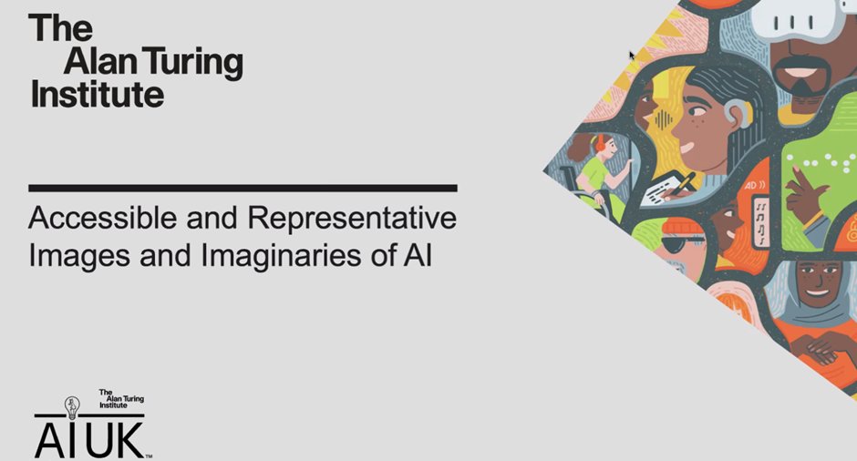 Accessible & representative images/imaginaries of AI. Pleased to have @Braid_UK represented at this event today organised by @turinginst  #RAI #InclusiveAI #AI