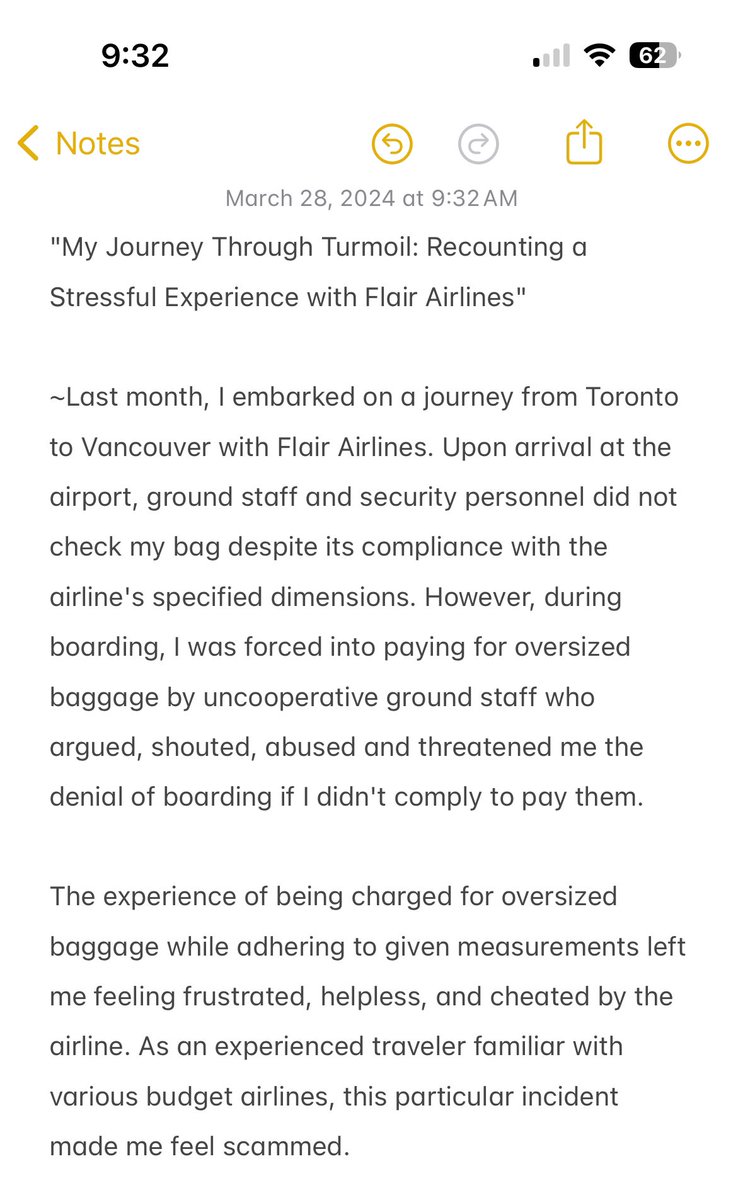 manrajsingh2012's tweet image. &quot;Unjust baggage fees and delays turned my journey with Flair Airlines into a nightmare. Seeking support and guidance for fellow travelers facing similar challenges. #TravelTroubles #FlightFrustration&quot;